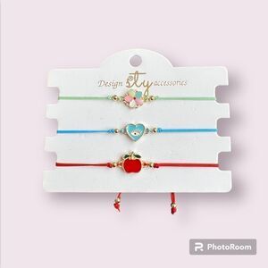 Evil Eye Lucky Macramé Protection Good Luck Bracelet NEW Set of 3